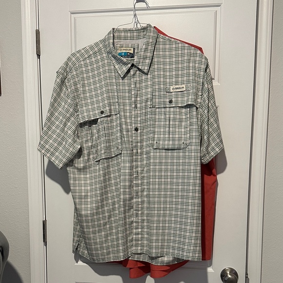Columbia Men's Black and White Checkered Shirt - Picture 1 of 3